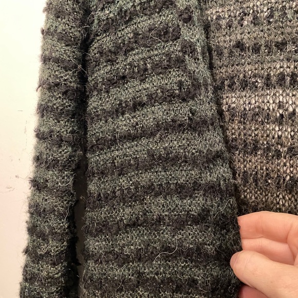 Free People Striped Green “smile like you”Duster - Picture 4 of 8